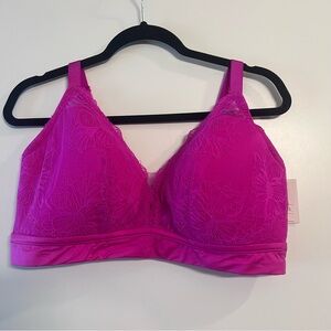 Auden Fuchsia Lace Bralette